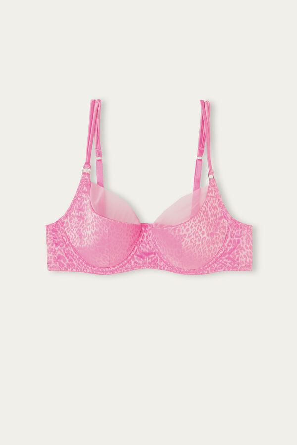 Intimssimi Cool Minimal Demi Bra Pink | MUSHR48944