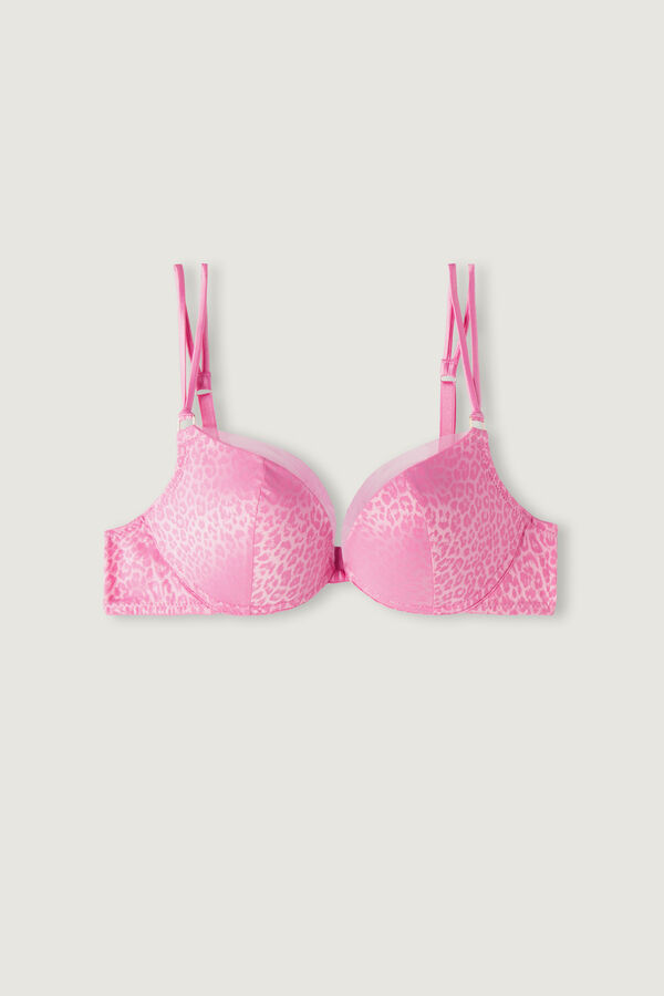 Intimssimi Cool Minimal Simona Super Push-up Bra Pink | XUSGW97709