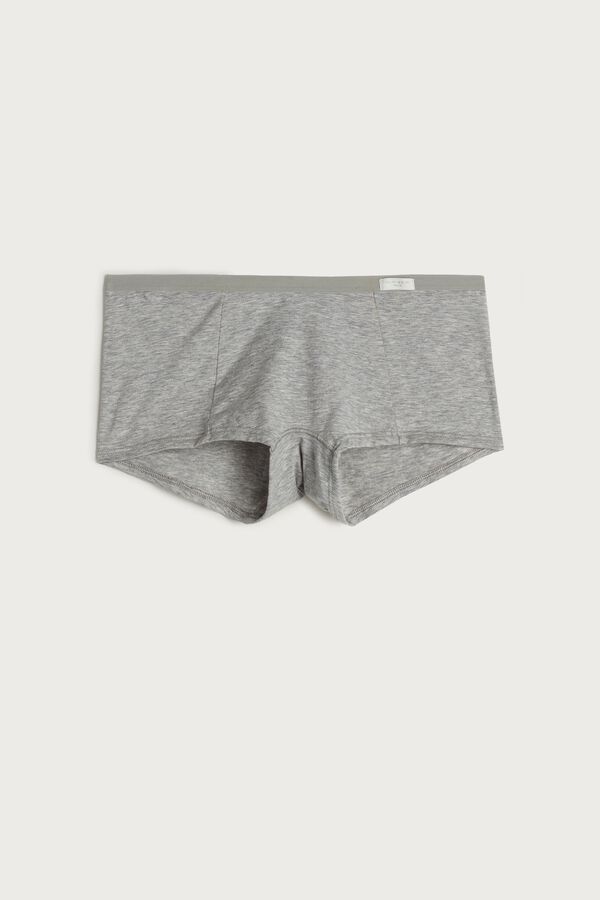 Intimssimi Cotton Boyshorts Grey | USXMI93716