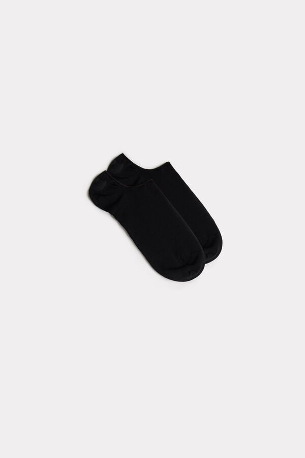 Intimssimi Cotton Footsies Black | AUSWC14987