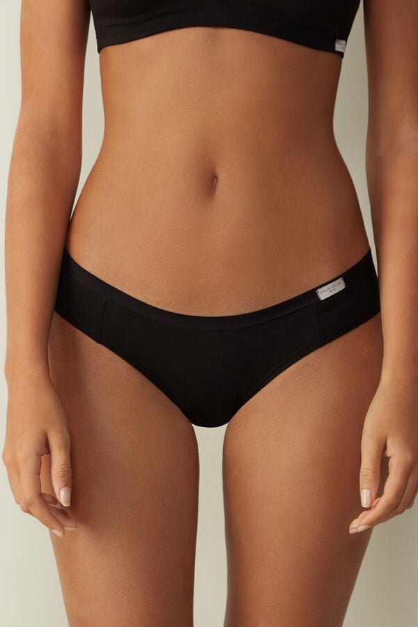 Intimssimi Cotton Panties Black | PUSER22998