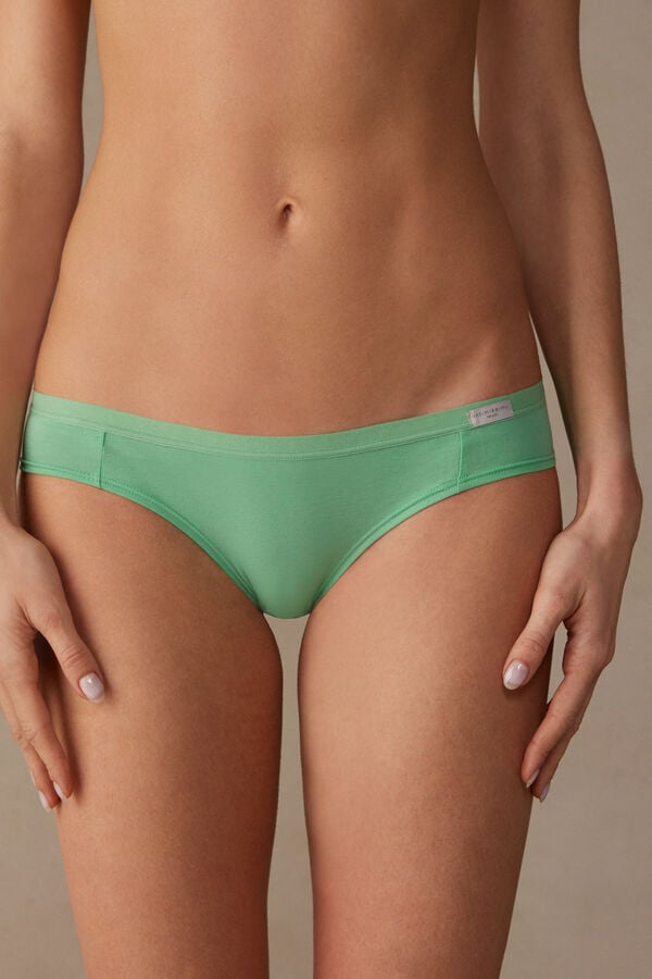 Intimssimi Cotton Panties Green | USEAH54616