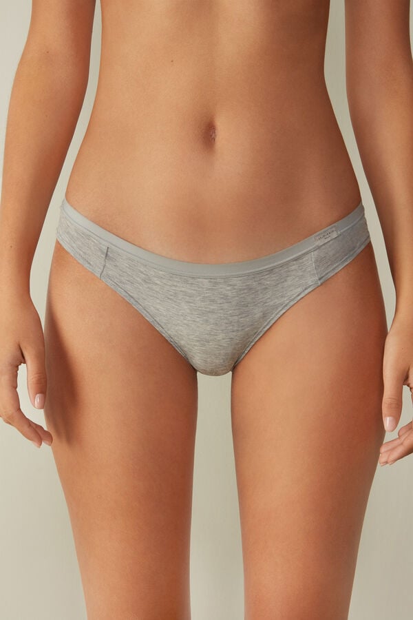 Intimssimi Cotton Panties Grey | USXBR17429