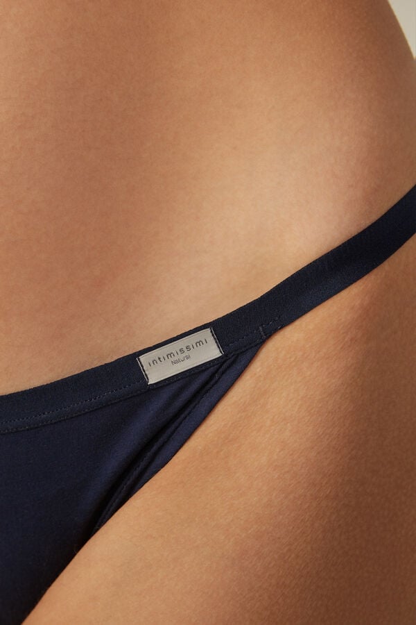 Intimssimi Cotton String Panties Blue | USDFL75188