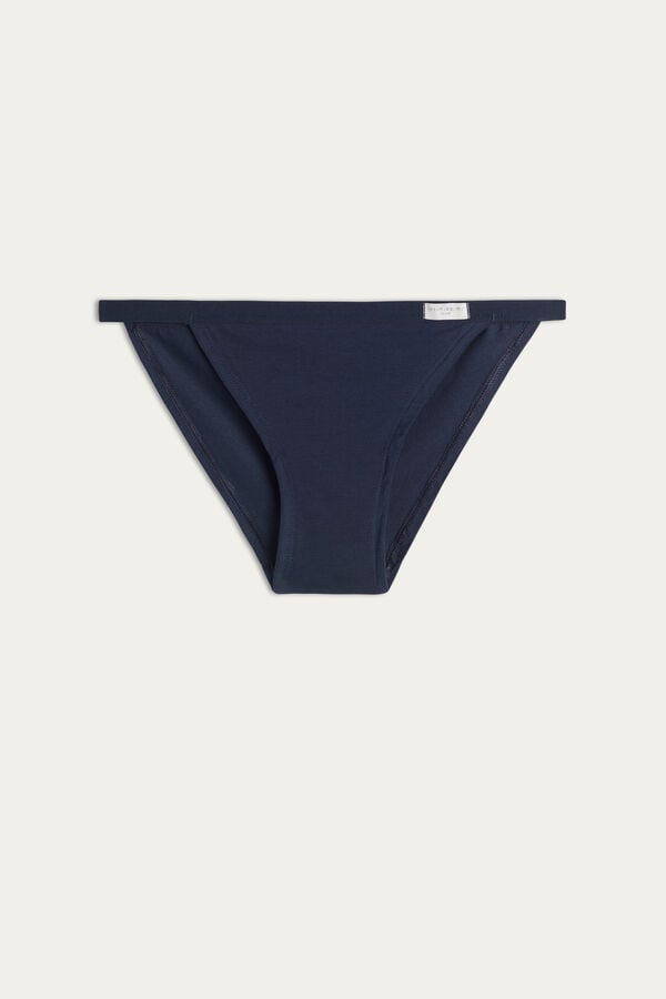 Intimssimi Cotton String Panties Blue | USDFL75188