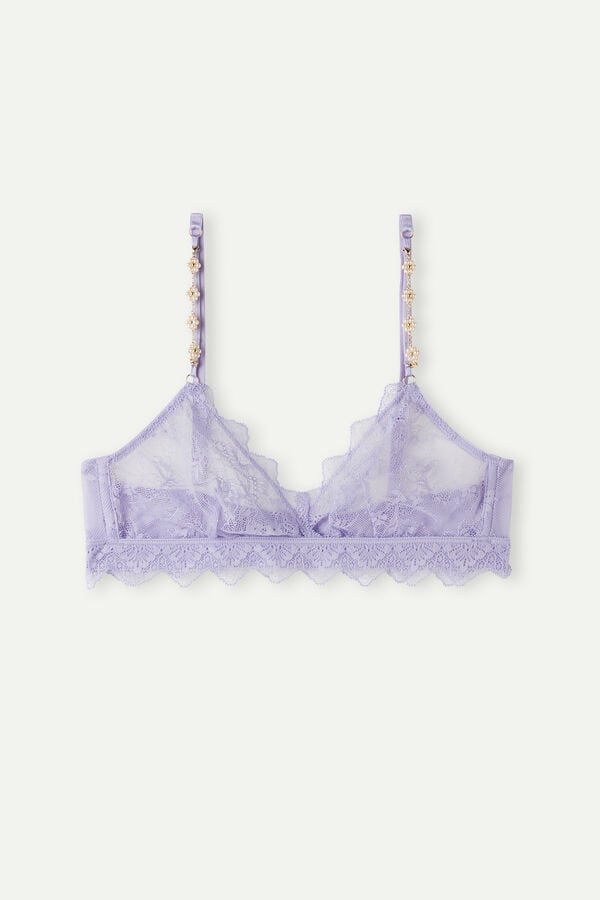 Intimssimi Cover Me in Daisies Emma Triangle Bra Violet | USEAH48523