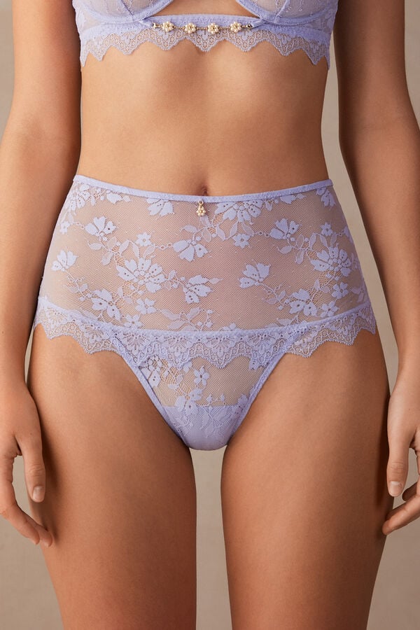 Intimssimi Cover Me in Daisies Hipster Brazilian Violet | USNZX54390