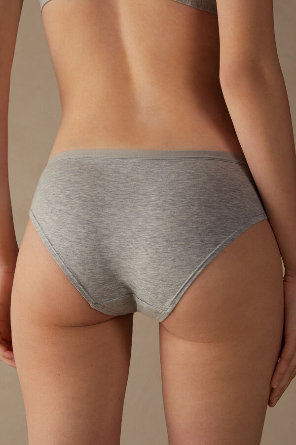 Intimssimi Cozy Panties in Cotton Grey | EUSHC60508