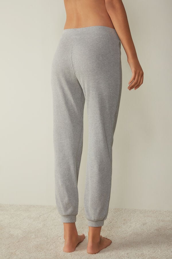 Intimssimi Cozy Waffle Pants Grey | USJVR35174