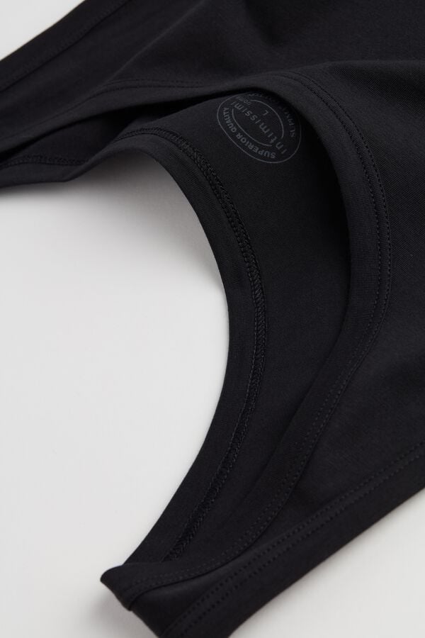 Intimssimi Crew Neck Tank Top Black | EUSVG90160