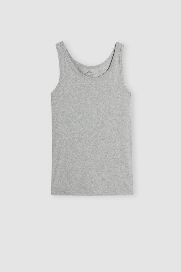 Intimssimi Crew Neck Tank Top Grey | LUSTR78364