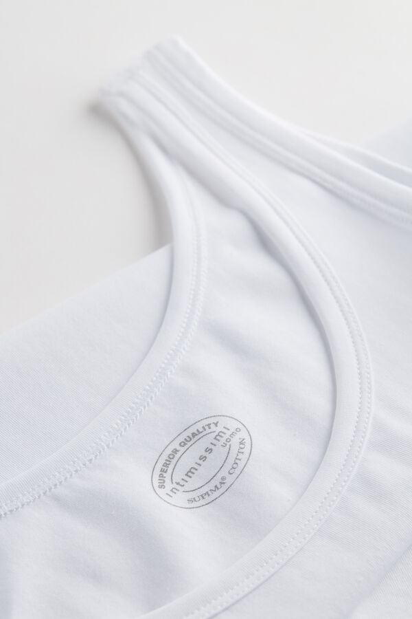 Intimssimi Crew Neck Tank Top White | QUSWA68080