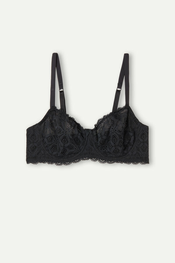 Intimssimi Daniela Balconette Bra in Lace Black | LUSSX84774