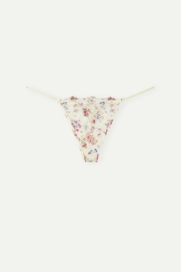 Intimssimi Dreaming of Spring String Thong Print | USZPD67716