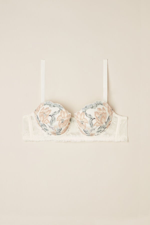 Intimssimi Ephemeral Beauty Sofia Balconette Bra White | USICD79947