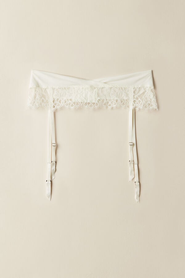 Intimssimi Eternal Love Garter Belt White | ZUSNQ95479