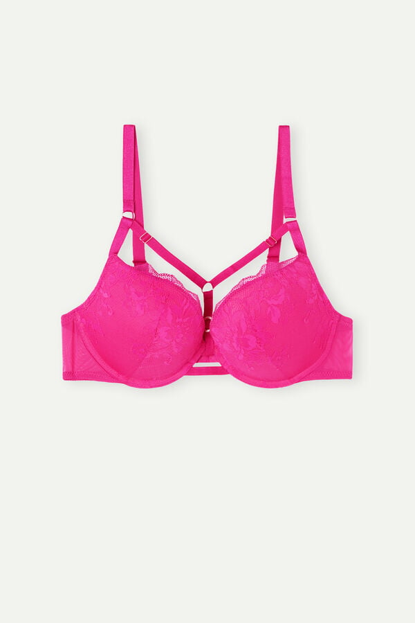 Intimssimi Fearless Femininity Elettra Super Push-up Bra Pink | USXBR31217