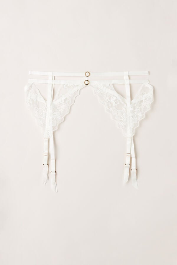 Intimssimi Fearless Femininity Garter Belt White | DUSKV20334