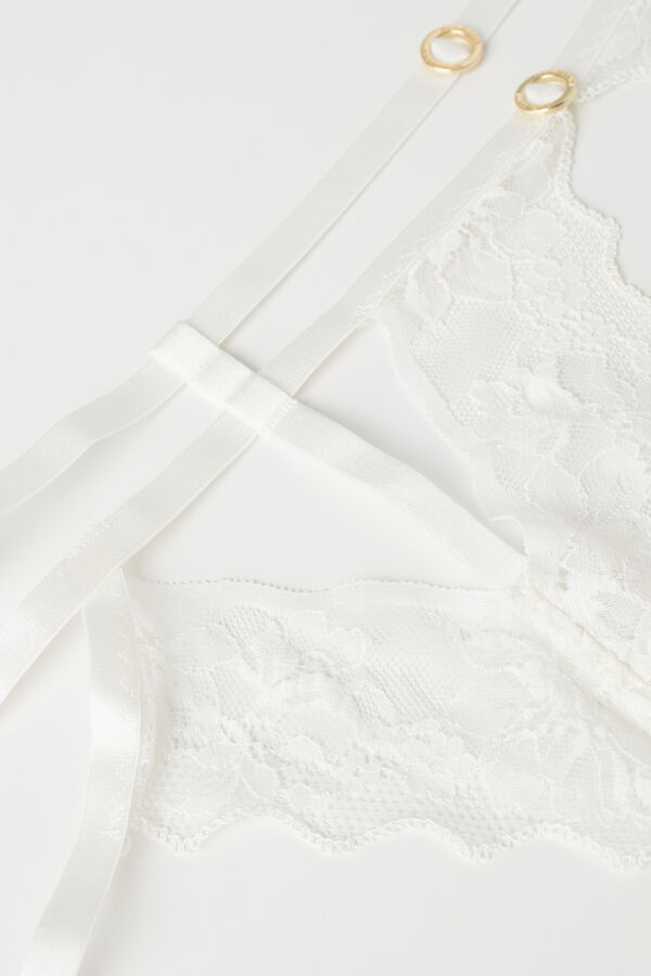 Intimssimi Fearless Femininity Garter Belt White | DUSKV20334