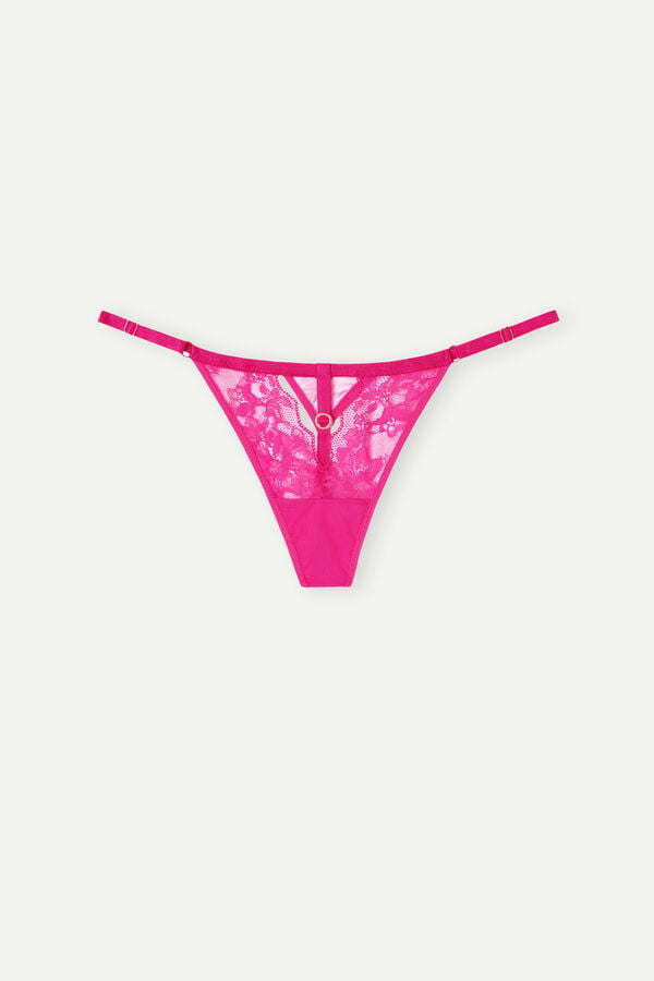 Intimssimi Fearless Femininity String Thong Pink | USJKU85501