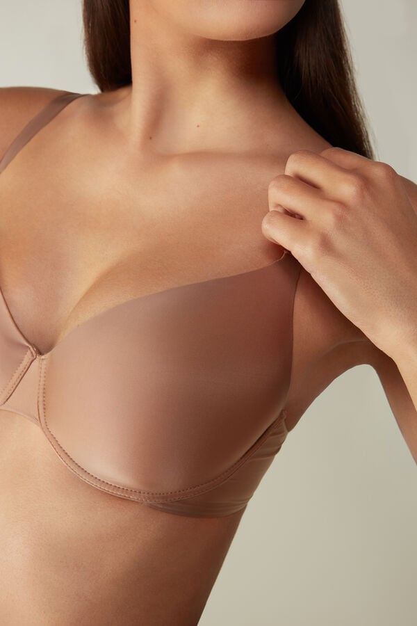 Intimssimi Francesca Ultralight Microfiber Balconette Bra Natural | EUSHC19704