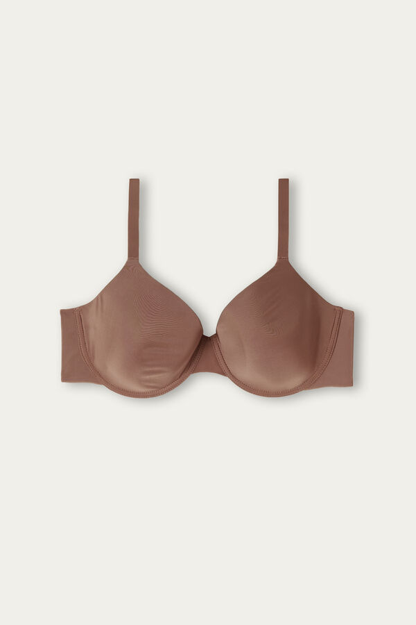 Intimssimi Francesca Ultralight Microfiber Balconette Bra Natural | FUSHY11569