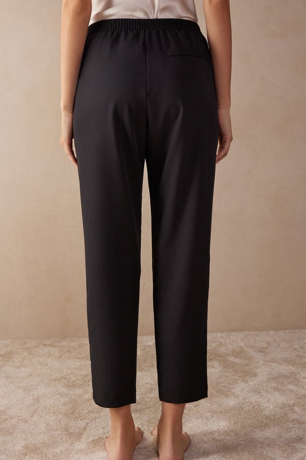 Intimssimi Full Length Pants with Pockets Black | DUSVO96130