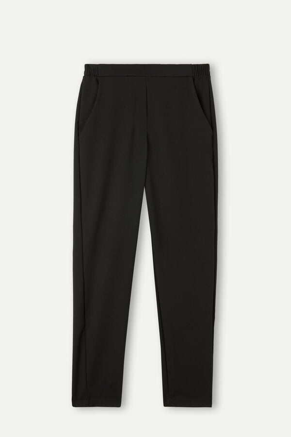 Intimssimi Full Length Pants with Pockets Black | DUSVO96130