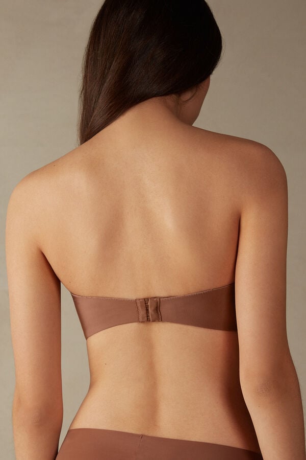 Intimssimi Giada Microfiber Bandeau Bra Natural | USXMI43911