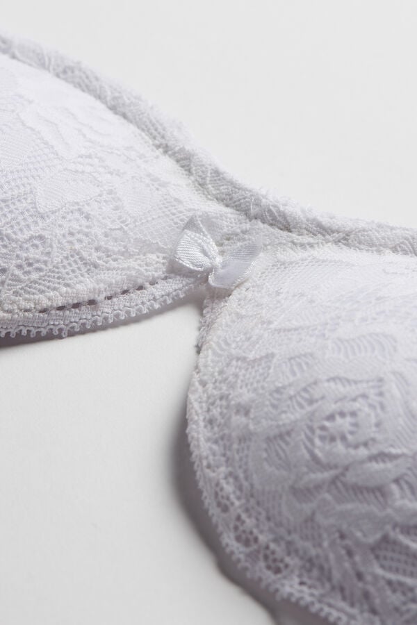 Intimssimi Gioia Lace Super Push-Up Bra White | EUSHC31972