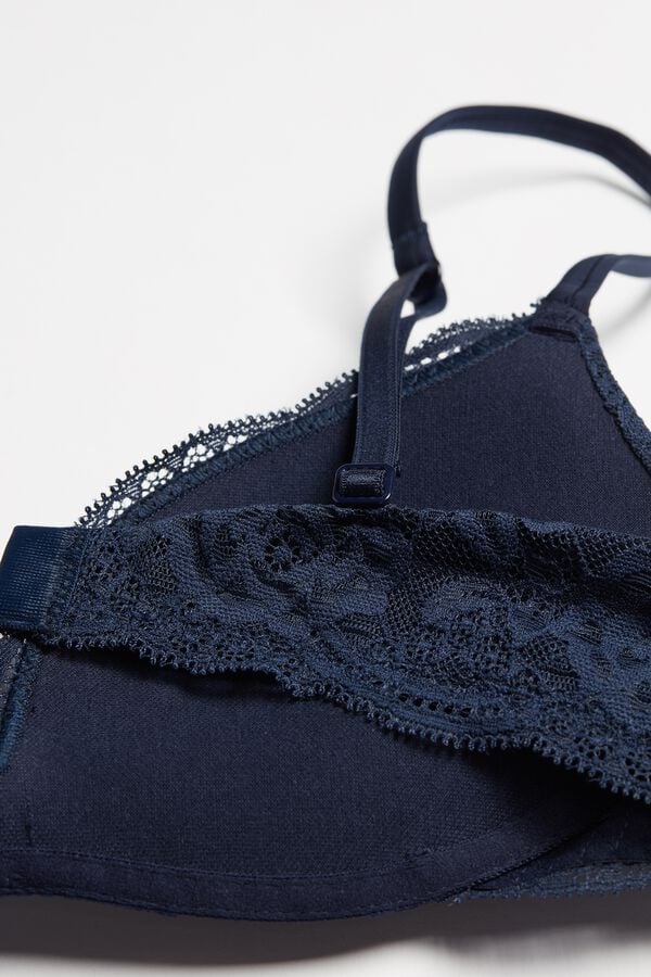 Intimssimi Gioia Lace Super Push-Up Bra Blue | UUSND17816