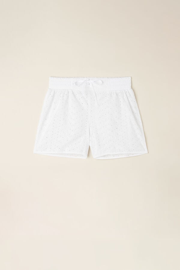 Intimssimi Hello Sunshine Sangallo Lace Shorts White | YUSGT51017