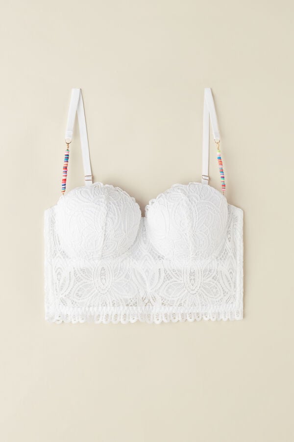 Intimssimi Hot Summer Days Giada Balconette Bustier White | USJZR32698