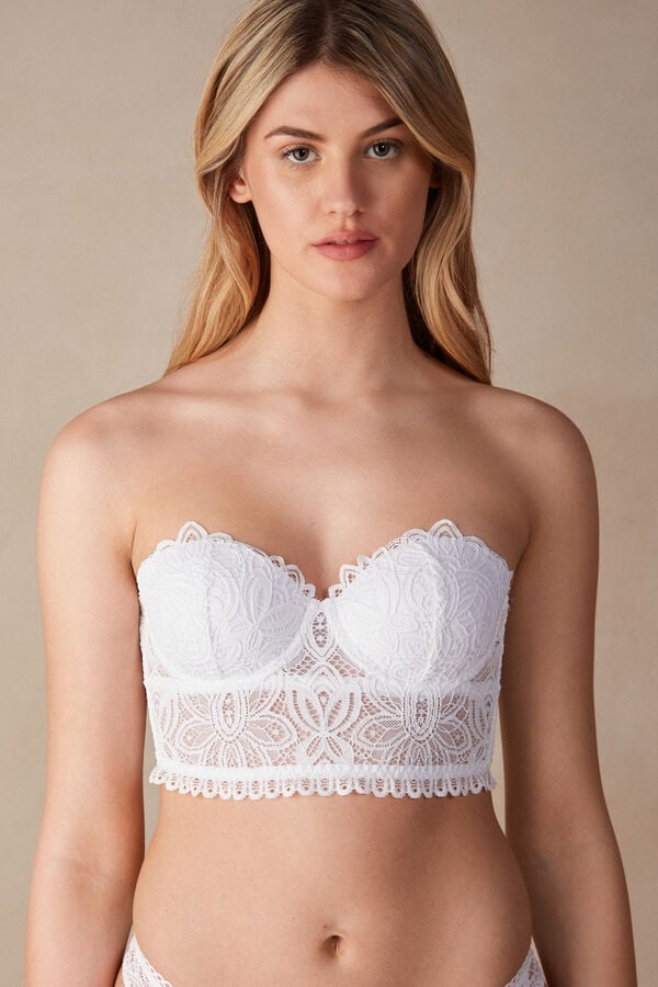 Intimssimi Hot Summer Days Giada Balconette Bustier White | USJZR32698