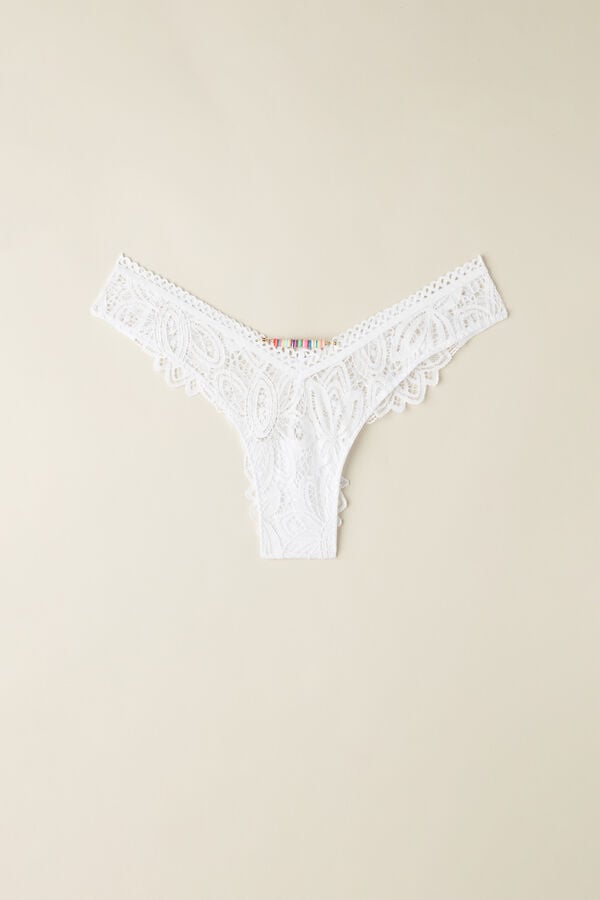 Intimssimi Hot Summer Days ‘80s Style Brazilian White | USDFL10342