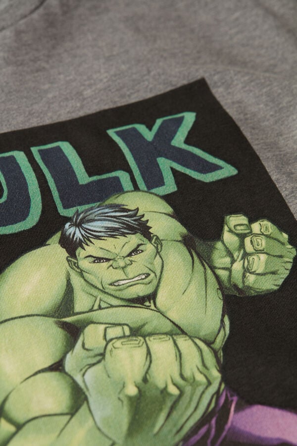 Intimssimi Hulk Print T-shirt Dark Grey | GUSUC93844