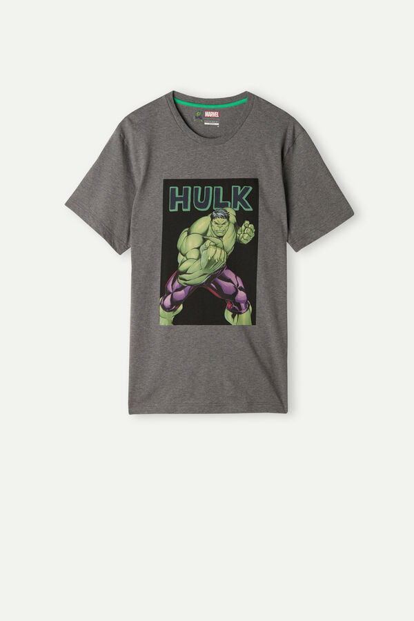 Intimssimi Hulk Print T-shirt Dark Grey | USJZR55699