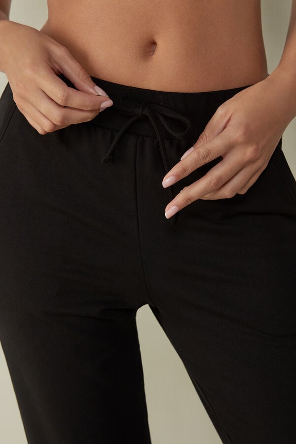 Intimssimi In Action Plush Jogger Pants Black | USCVG44823