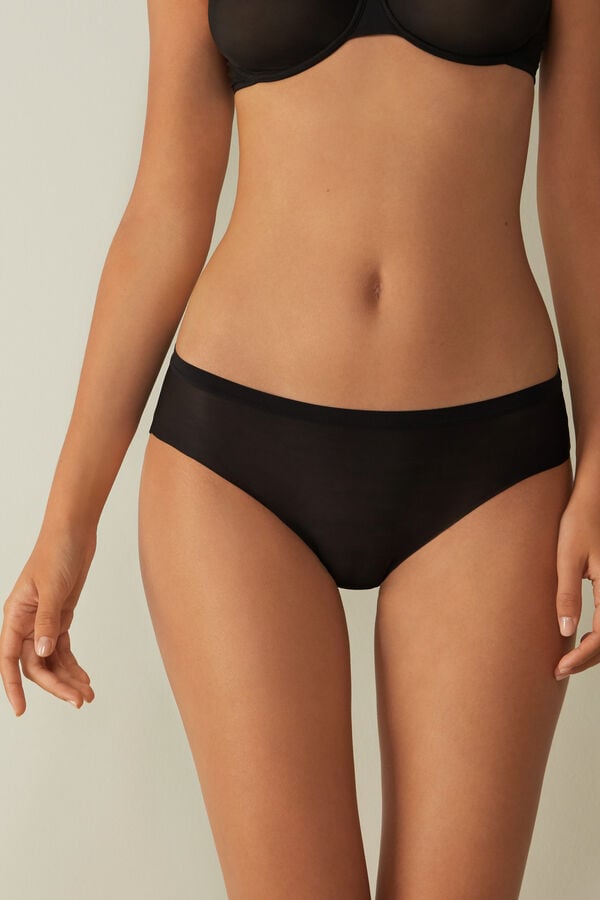 Intimssimi Invisible Touch Briefs Black | USNEJ25373