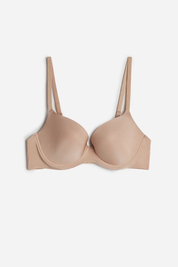 Intimssimi Irina Microfiber Balconette Bra Natural | USNZX35536