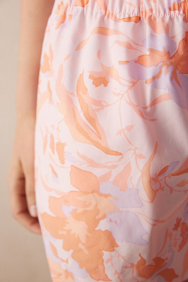 Intimssimi Iris and Apricot Cloth Shorts Print | SUSNY79680