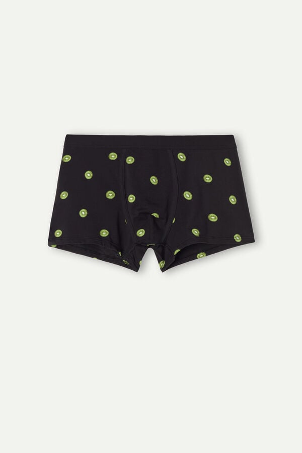 Intimssimi Kiwi Boxers in Natural Fresh Supima® Cotton Black | GUSEC75872