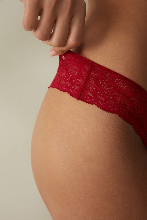 Intimssimi Lace Brazilian Red | EUSHC76678