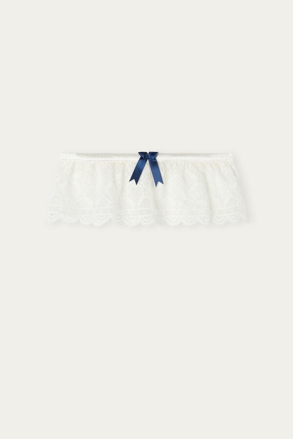 Intimssimi Lace Garter White | PUSER54325