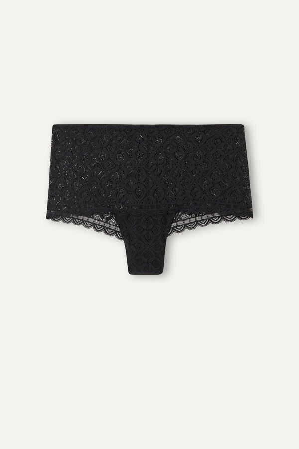 Intimssimi Lace Hipster Black | USJKU54231