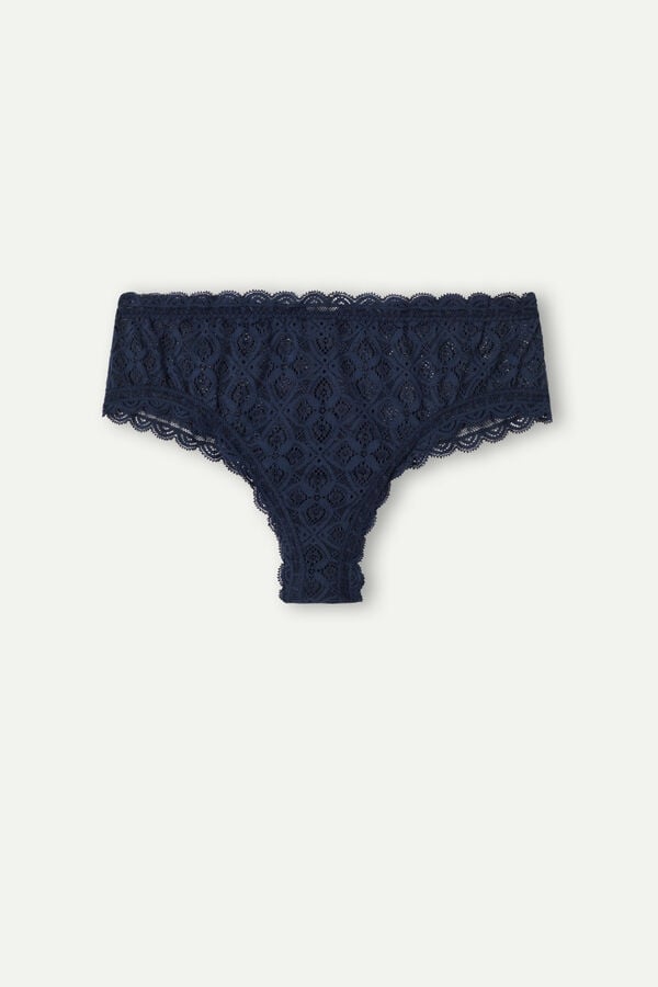 Intimssimi Lace Hipster Brazilian Blue | USIIZ38112