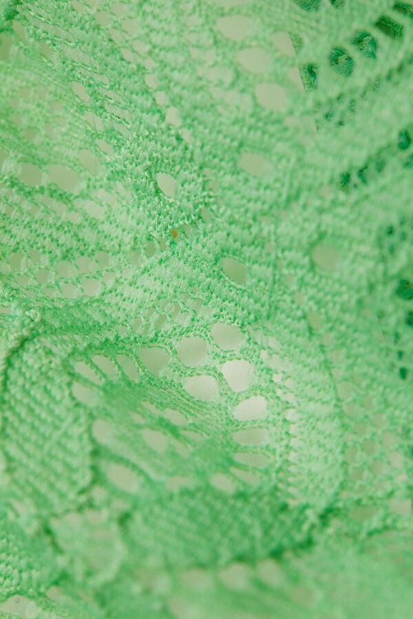 Intimssimi Lace String Thong Green | USQAV60456