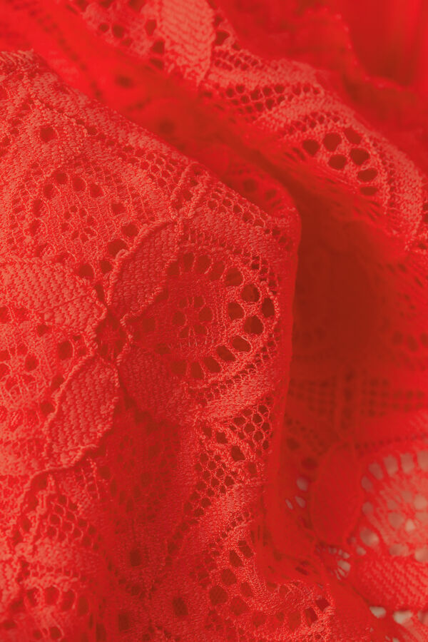 Intimssimi Lace and Microfiber Brazilian Orange | USEGJ52666