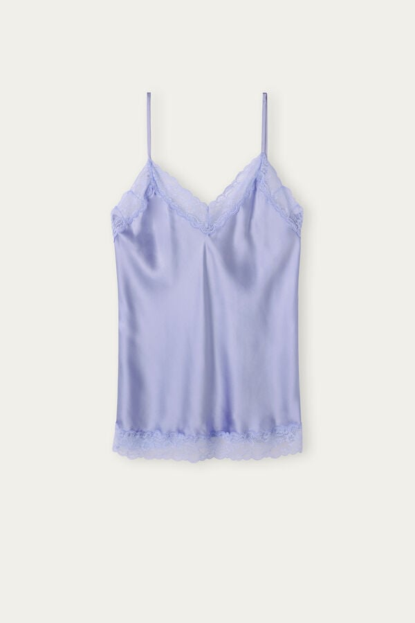 Intimssimi Lace and Silk Top Violet | QUSWA86012