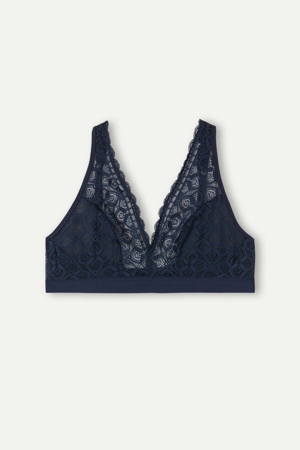 Intimssimi Lara Triangle Bra in Lace Blue | EUSHC62261